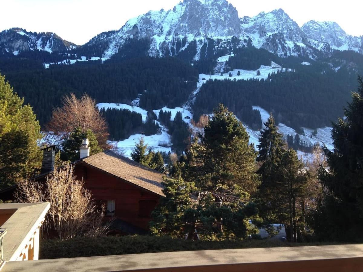 Vila Alp Sunrise - Top View Cozy Chalet Rougemont Exteriér fotografie